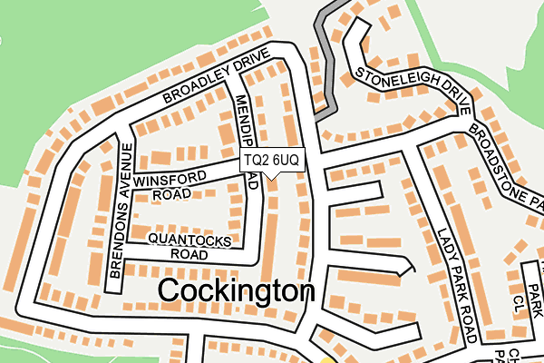 TQ2 6UQ map - OS OpenMap – Local (Ordnance Survey)