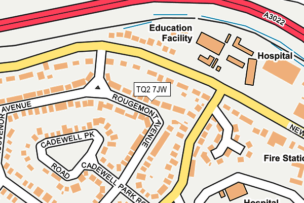 TQ2 7JW map - OS OpenMap – Local (Ordnance Survey) TQ2 7JW map - OS OpenMap – Local (Ordnance Survey)