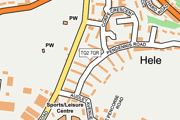 TQ2 7QR map - OS OpenMap – Local (Ordnance Survey) TQ2 7QR map - OS OpenMap – Local (Ordnance Survey)