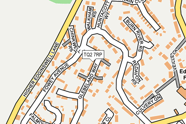 TQ2 7RP map - OS OpenMap – Local (Ordnance Survey) TQ2 7RP map - OS OpenMap – Local (Ordnance Survey)