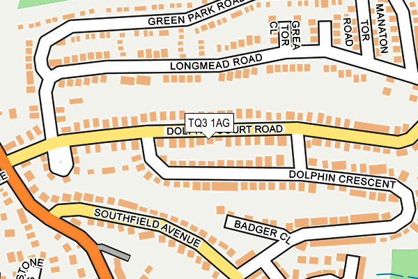 TQ3 1AG map - OS OpenMap – Local (Ordnance Survey) TQ3 1AG map - OS OpenMap – Local (Ordnance Survey)