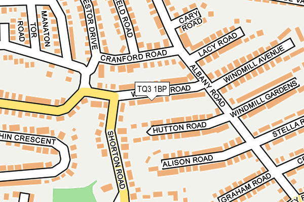 TQ3 1BP map - OS OpenMap – Local (Ordnance Survey) TQ3 1BP map - OS OpenMap – Local (Ordnance Survey)