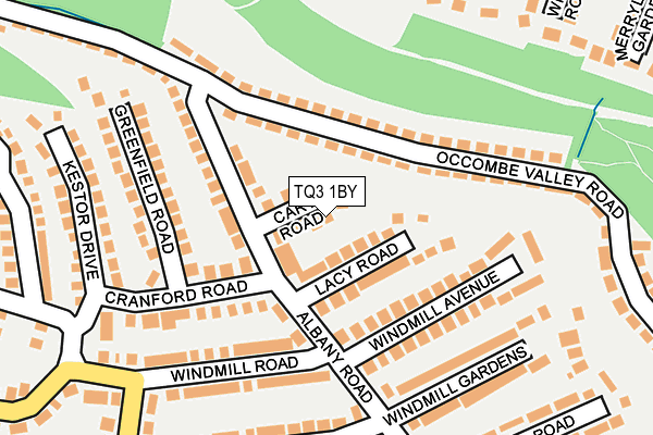 TQ3 1BY map - OS OpenMap – Local (Ordnance Survey) TQ3 1BY map - OS OpenMap – Local (Ordnance Survey)