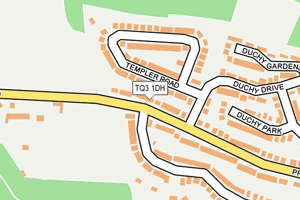 TQ3 1DH map - OS OpenMap – Local (Ordnance Survey) TQ3 1DH map - OS OpenMap – Local (Ordnance Survey)
