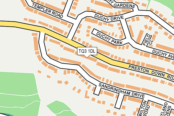 TQ3 1DL map - OS OpenMap – Local (Ordnance Survey) TQ3 1DL map - OS OpenMap – Local (Ordnance Survey)
