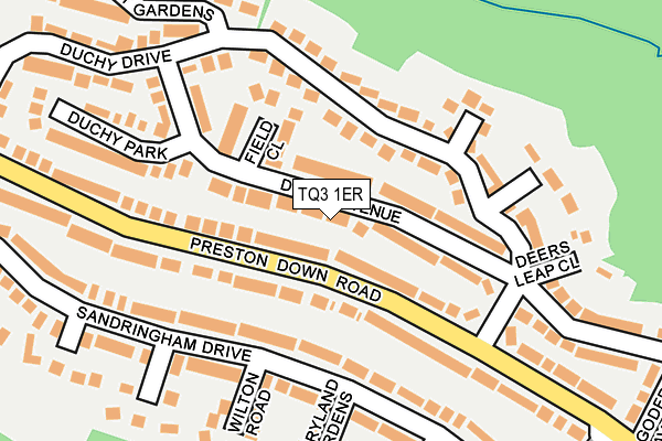 TQ3 1ER map - OS OpenMap – Local (Ordnance Survey) TQ3 1ER map - OS OpenMap – Local (Ordnance Survey)