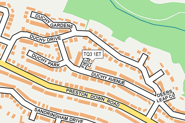 TQ3 1ET map - OS OpenMap – Local (Ordnance Survey) TQ3 1ET map - OS OpenMap – Local (Ordnance Survey)