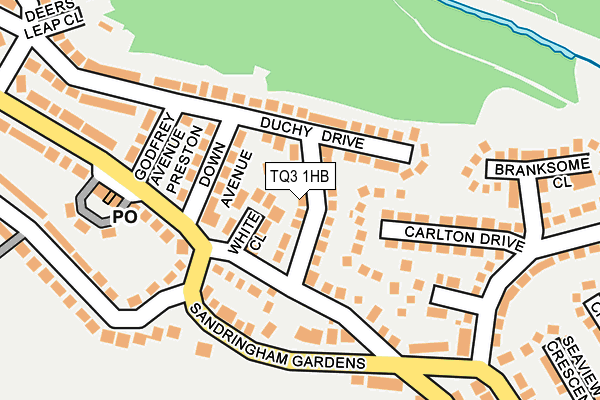 TQ3 1HB map - OS OpenMap – Local (Ordnance Survey) TQ3 1HB map - OS OpenMap – Local (Ordnance Survey)