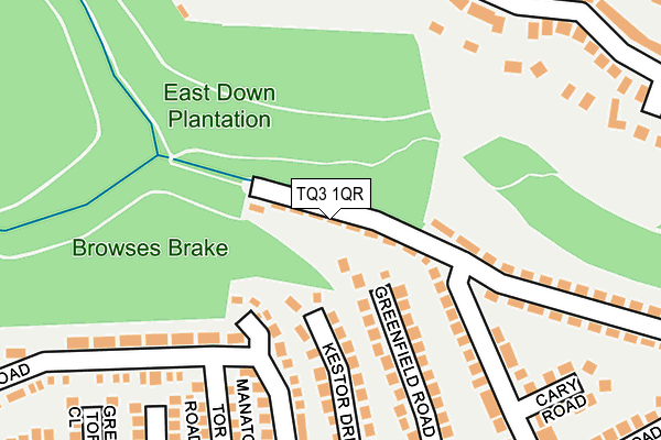 TQ3 1QR map - OS OpenMap – Local (Ordnance Survey) TQ3 1QR map - OS OpenMap – Local (Ordnance Survey)