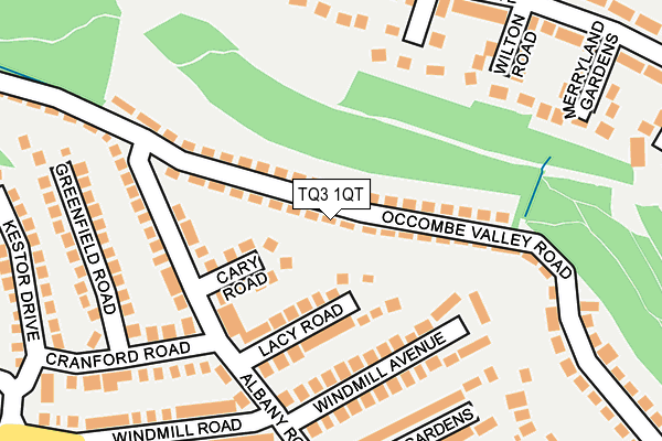 TQ3 1QT map - OS OpenMap – Local (Ordnance Survey) TQ3 1QT map - OS OpenMap – Local (Ordnance Survey)