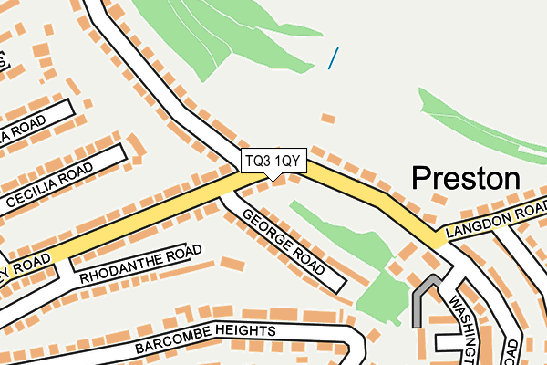 TQ3 1QY map - OS OpenMap – Local (Ordnance Survey) TQ3 1QY map - OS OpenMap – Local (Ordnance Survey)