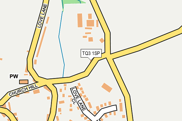 TQ3 1SP map - OS OpenMap – Local (Ordnance Survey) TQ3 1SP map - OS OpenMap – Local (Ordnance Survey)