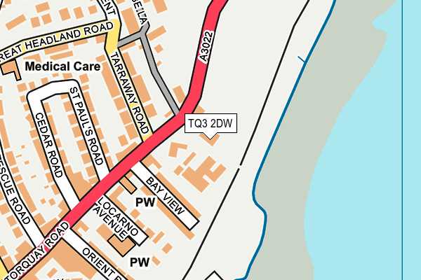 TQ3 2DW map - OS OpenMap – Local (Ordnance Survey) TQ3 2DW map - OS OpenMap – Local (Ordnance Survey)