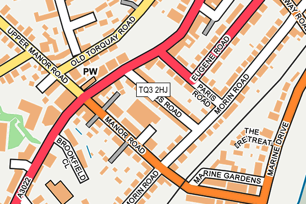 TQ3 2HJ map - OS OpenMap – Local (Ordnance Survey) TQ3 2HJ map - OS OpenMap – Local (Ordnance Survey)
