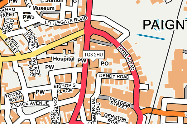 TQ3 2HU map - OS OpenMap – Local (Ordnance Survey) TQ3 2HU map - OS OpenMap – Local (Ordnance Survey)