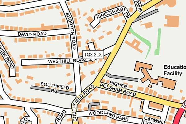TQ3 2LX map - OS OpenMap – Local (Ordnance Survey) TQ3 2LX map - OS OpenMap – Local (Ordnance Survey)