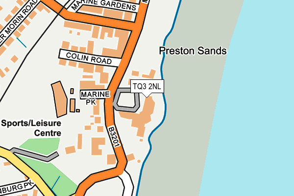 TQ3 2NL map - OS OpenMap – Local (Ordnance Survey) TQ3 2NL map - OS OpenMap – Local (Ordnance Survey)