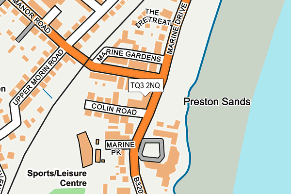 TQ3 2NQ map - OS OpenMap – Local (Ordnance Survey) TQ3 2NQ map - OS OpenMap – Local (Ordnance Survey)