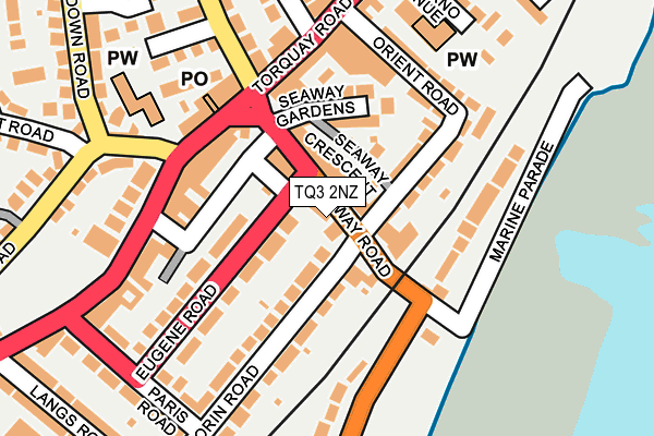 TQ3 2NZ map - OS OpenMap – Local (Ordnance Survey) TQ3 2NZ map - OS OpenMap – Local (Ordnance Survey)