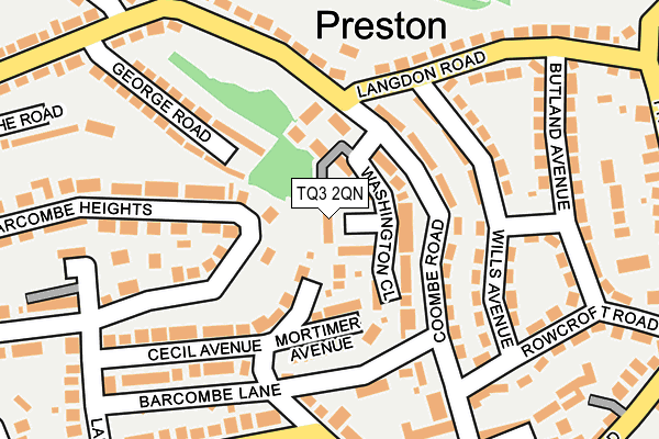 TQ3 2QN map - OS OpenMap – Local (Ordnance Survey)