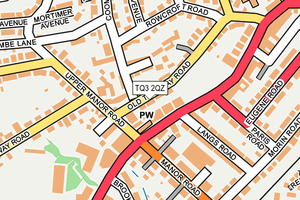 TQ3 2QZ map - OS OpenMap – Local (Ordnance Survey) TQ3 2QZ map - OS OpenMap – Local (Ordnance Survey)