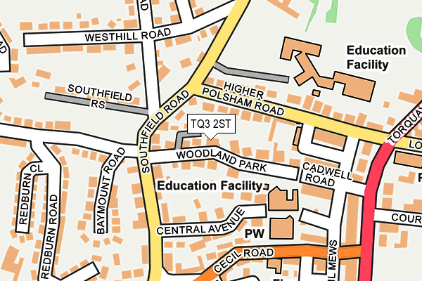 TQ3 2ST map - OS OpenMap – Local (Ordnance Survey) TQ3 2ST map - OS OpenMap – Local (Ordnance Survey)
