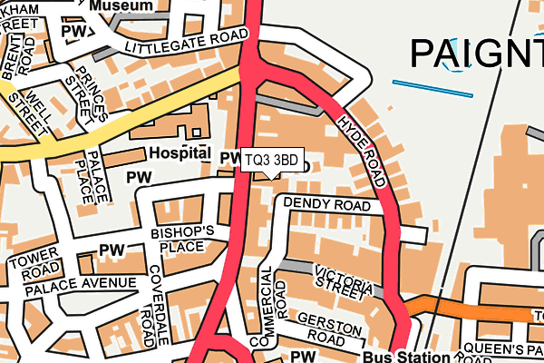 TQ3 3BD map - OS OpenMap – Local (Ordnance Survey) TQ3 3BD map - OS OpenMap – Local (Ordnance Survey)