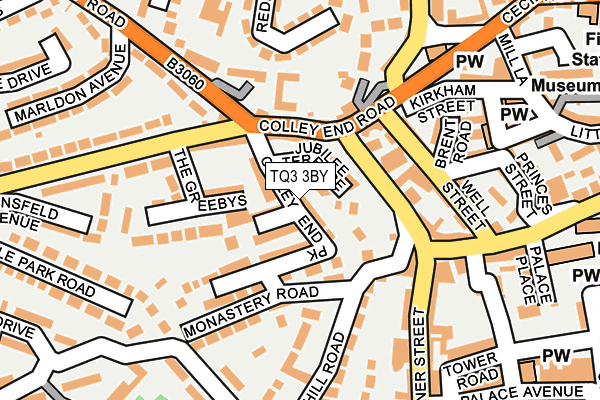 TQ3 3BY map - OS OpenMap – Local (Ordnance Survey) TQ3 3BY map - OS OpenMap – Local (Ordnance Survey)