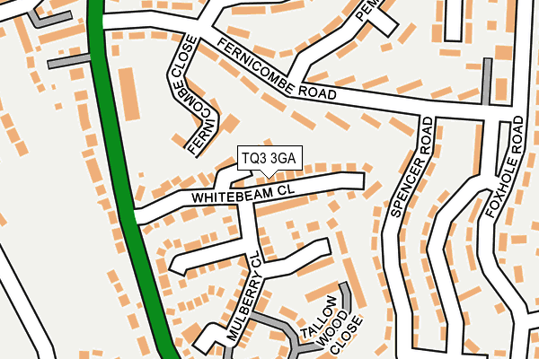 TQ3 3GA map - OS OpenMap – Local (Ordnance Survey) TQ3 3GA map - OS OpenMap – Local (Ordnance Survey)