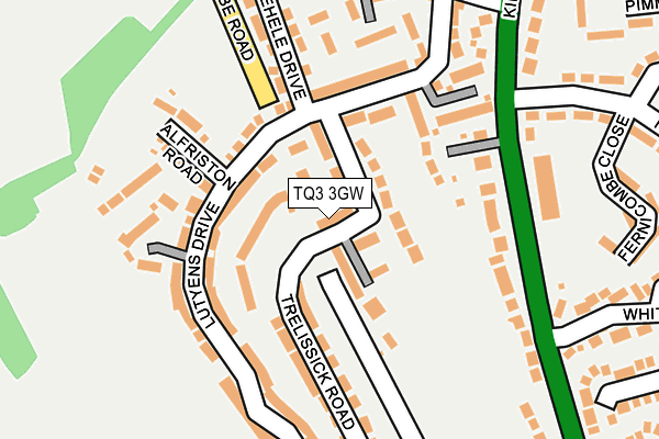 TQ3 3GW map - OS OpenMap – Local (Ordnance Survey) TQ3 3GW map - OS OpenMap – Local (Ordnance Survey)