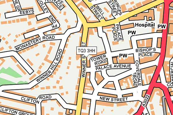TQ3 3HH map - OS OpenMap – Local (Ordnance Survey) TQ3 3HH map - OS OpenMap – Local (Ordnance Survey)