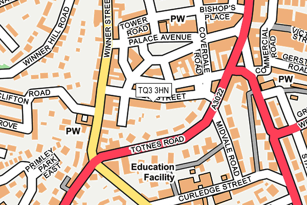 TQ3 3HN map - OS OpenMap – Local (Ordnance Survey) TQ3 3HN map - OS OpenMap – Local (Ordnance Survey)