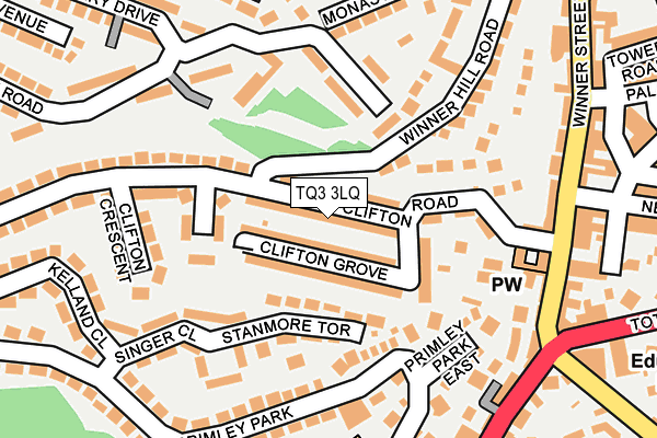 TQ3 3LQ map - OS OpenMap – Local (Ordnance Survey) TQ3 3LQ map - OS OpenMap – Local (Ordnance Survey)
