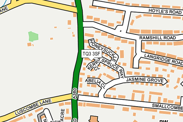 TQ3 3SF map - OS OpenMap – Local (Ordnance Survey) TQ3 3SF map - OS OpenMap – Local (Ordnance Survey)