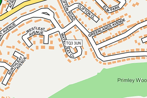 TQ3 3UN map - OS OpenMap – Local (Ordnance Survey) TQ3 3UN map - OS OpenMap – Local (Ordnance Survey)