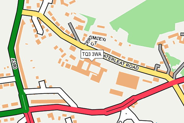 TQ3 3WA map - OS OpenMap – Local (Ordnance Survey) TQ3 3WA map - OS OpenMap – Local (Ordnance Survey)