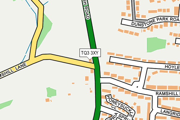 TQ3 3XY map - OS OpenMap – Local (Ordnance Survey) TQ3 3XY map - OS OpenMap – Local (Ordnance Survey)
