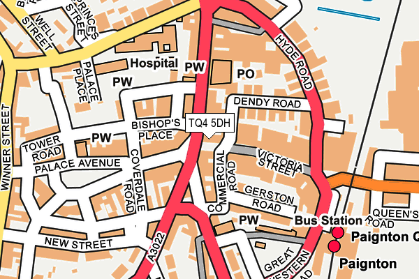 TQ4 5DH map - OS OpenMap – Local (Ordnance Survey)