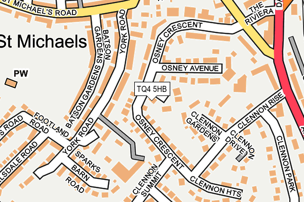 TQ4 5HB map - OS OpenMap – Local (Ordnance Survey) TQ4 5HB map - OS OpenMap – Local (Ordnance Survey)