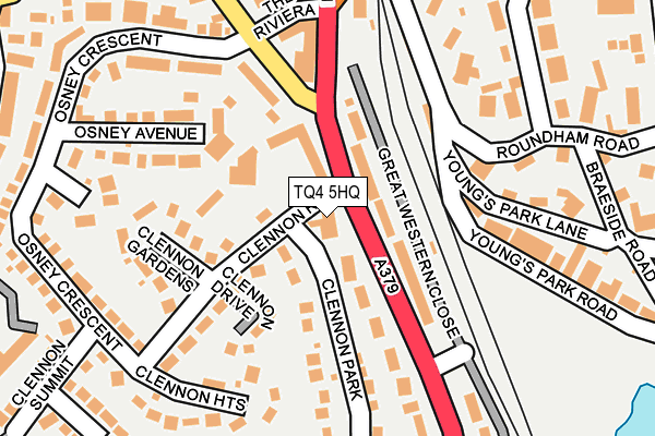 TQ4 5HQ map - OS OpenMap – Local (Ordnance Survey)