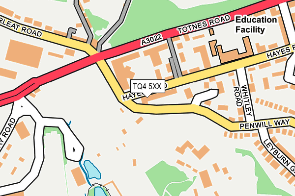 TQ4 5XX map - OS OpenMap – Local (Ordnance Survey) TQ4 5XX map - OS OpenMap – Local (Ordnance Survey)