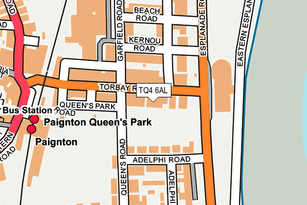 TQ4 6AL map - OS OpenMap – Local (Ordnance Survey) TQ4 6AL map - OS OpenMap – Local (Ordnance Survey)
