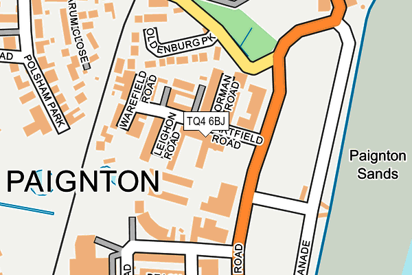 TQ4 6BJ map - OS OpenMap – Local (Ordnance Survey) TQ4 6BJ map - OS OpenMap – Local (Ordnance Survey)