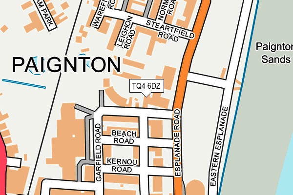 TQ4 6DZ map - OS OpenMap – Local (Ordnance Survey)