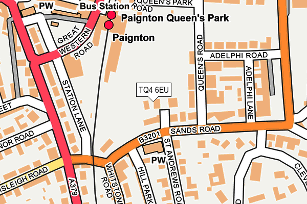TQ4 6EU map - OS OpenMap – Local (Ordnance Survey) TQ4 6EU map - OS OpenMap – Local (Ordnance Survey)