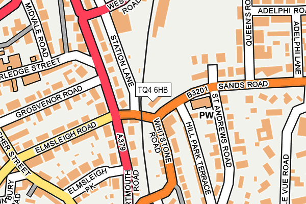 TQ4 6HB map - OS OpenMap – Local (Ordnance Survey) TQ4 6HB map - OS OpenMap – Local (Ordnance Survey)