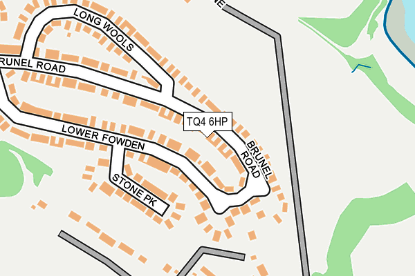 TQ4 6HP map - OS OpenMap – Local (Ordnance Survey)