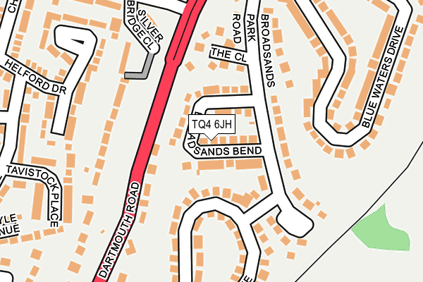 TQ4 6JH map - OS OpenMap – Local (Ordnance Survey) TQ4 6JH map - OS OpenMap – Local (Ordnance Survey)