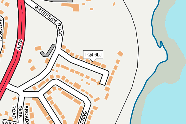 TQ4 6LJ map - OS OpenMap – Local (Ordnance Survey) TQ4 6LJ map - OS OpenMap – Local (Ordnance Survey)