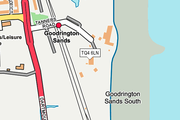 TQ4 6LN map - OS OpenMap – Local (Ordnance Survey) TQ4 6LN map - OS OpenMap – Local (Ordnance Survey)